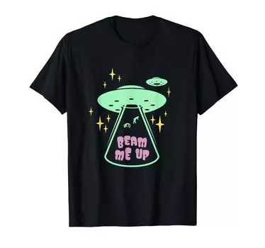 Футболка «Beam Me Up» чёрный