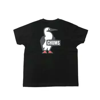 Футболка Booby Logo Black WM [Chums] Футболка женская чёрный
