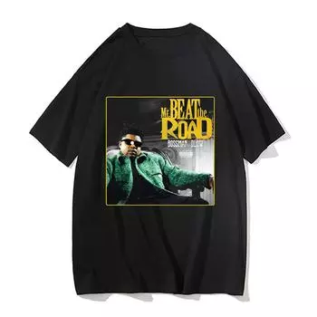 Футболка BossMan Dlow Pattern Printed, хип-хоп, с короткими рукавами, для мужчин и женщин, новая модная хлопковая футболка XS синий