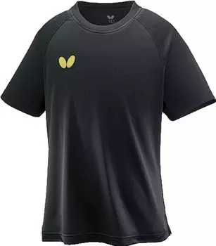 Футболка Butterfly Table Tennis с коротким рукавом Win Logo II Unisex SS 46420 Футболка черная/золотая (956)