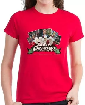 Футболка Cafepress I Love Lucy Christmas унисекс S