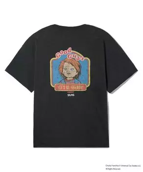 Футболка Casual x CHUCKY LETS BE FRIENDS ЧЕРНАЯ [Cyrus] S/S Мужская чёрный