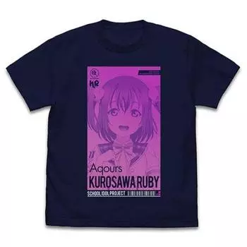 Футболка COSPA Love Live Sunshine Ruby Kurosawa, версия ALL STARS. Размер S ТЕМНО-СИНИЙ 0360-1015