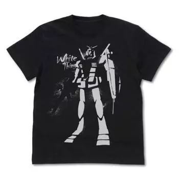 Футболка Cospa Mobile Suit Gundam White Guy of the Federation ЧЕРНАЯ, размер XL