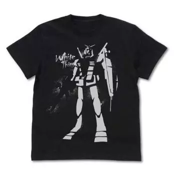 Футболка Cospa Mobile Suit Gundam White Guy of the Federation ЧЕРНАЯ, размер M чёрный