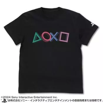 Футболка Cospa PlayStation for PlayStation 3D Shapes Logo ЧЕРНАЯ, размер XL [Официальная] версия.