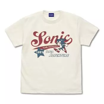 Футболка Cospa Sonic the Hedgehog Sonic American VANILLA WHITE L размера [Официальная]