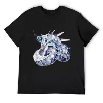 Футболка Cyber Dragon Sieger, футболка больших размеров с графическим принтом, быстросохнущая, пустая, мужская футболка S белый