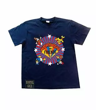 Футболка Disney Nostalgica Mickey Friends Logo Navy, размер M AWDS6070N