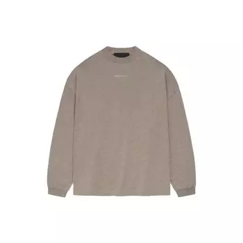 Футболка Fear of God Essentials с длинными рукавами Core Heather Мужские топы Коричневые 125BT232014F L