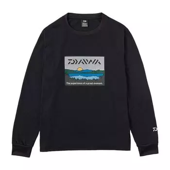 Футболка Fishing Net Lakeside Black [DAIWA] DE-6724 чёрный