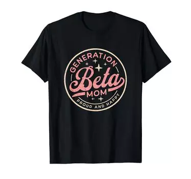 Футболка Gen Beta Mom Generation Beta чёрный