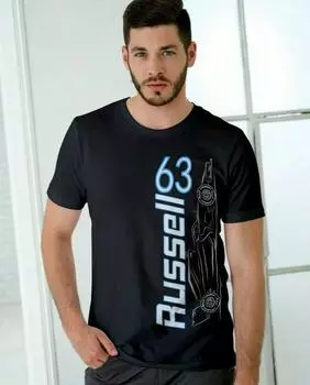 Футболка George Russell F1 для детей и взрослых S