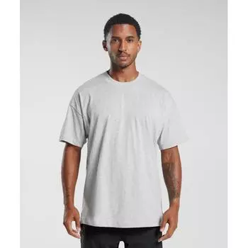 Футболка GYMSHARK Rest Day Essentials Светло-серый Core Marl A3A8P GBCN XS