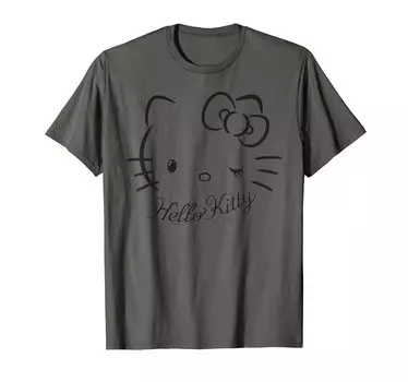 Футболка Hello Kitty US Design Wink серый