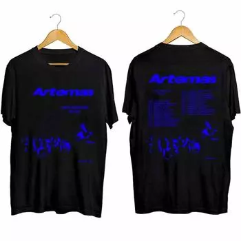 Футболка из плотного хлопка плотностью 300GSM Artemas - рубашка You re Really Early Tour рубашка для фанатов группы Artemas рубашка You re Really Early Concert
