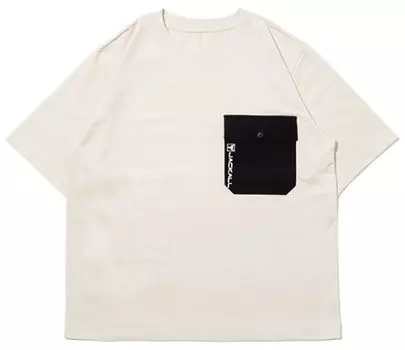 Футболка JACKALL Relaxing Dry Pocket, цвет белый, дымчатый, размер XL