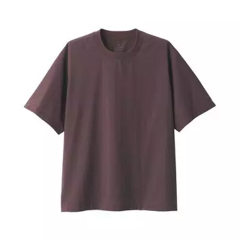 Футболка MUJI Breathable Stretch Short Sleeve S, Футболка, Мужская AC1VHA3A, Бордо, Мужская