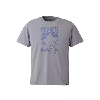 Футболка мужская NEEDLE MT TS SS M NEW GRAY [Millet] LOGO_HEATHER