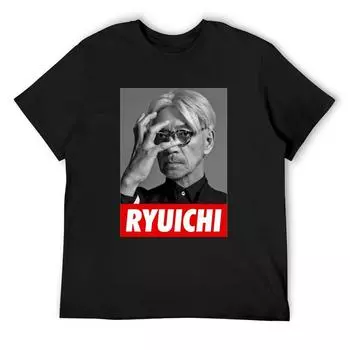 Футболка Neo Geo Ryuichi Sakamoto, футболка большого размера, летние топы, новое издание, тяжелые футболки для мужчин S белый