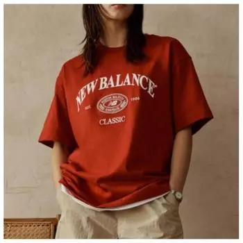 Футболка New Balance Kqj Nbnee21113 20 Shared Heritage с коротким рукавом, полу Red series/100