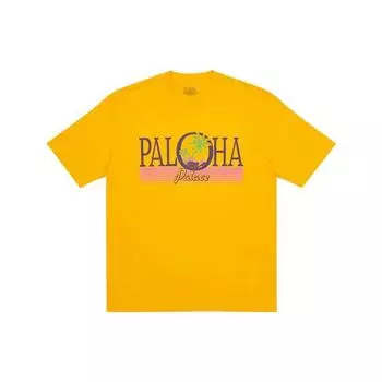 Футболка Palace Paloha Желтые топы унисекс P23TS044
