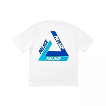 Футболка Palace Tri-Shadow, белые топы унисекс P15TS237 S