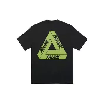 Футболка Palace Tri-To-Help, черные/ярко-зеленые топы унисекс P18TS233 L
