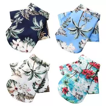Футболка Pet Beach Pineapple Shirt Hawaiian Dog Cat Golden Coat Весна/Лето Тонкая дышащая футболка Корейская версия XS
