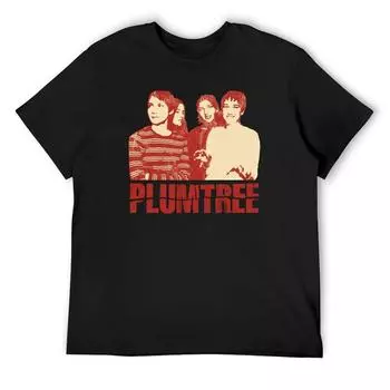 Футболка Plumtree Indie Pop, одежда в стиле аниме, винтажная футболка в стиле аниме, мужская футболка для тренировок S белый