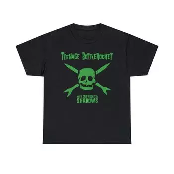 Футболка подростковая Bottlerocket плотностью 230 г/м, 100% хлопок, They Came From The Shadows Punk The Lillingtons Nofx The Queers, унисекс, плотная хлопковая футболка XXS чёрный