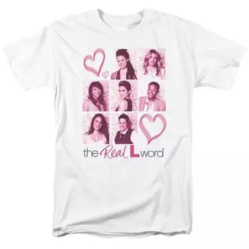Футболка Pride из телешоу The Real Word Hearts, белая футболка унисекс S