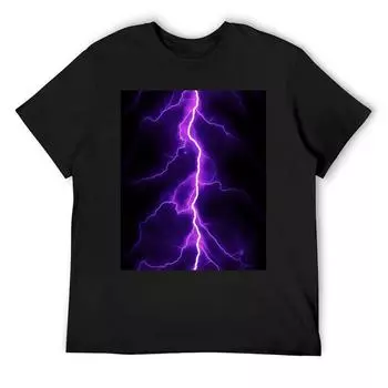 Футболка Purple Thunder, аниме-штуки, индивидуальные футболки, футболки с рисунком рэпера, роскошная одежда для мужчин S белый