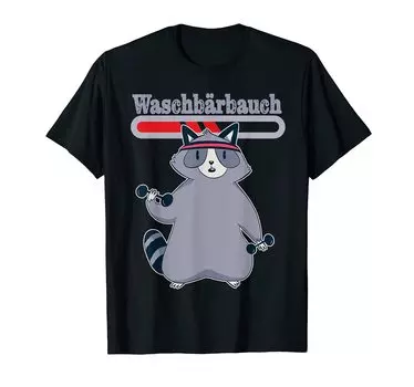 Футболка Raccoon Loading Beam Raccoon чёрный