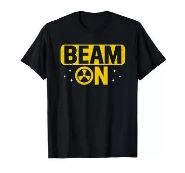 Футболка радиотерапевта Beam On Therapy Radiographer Radtech чёрный
