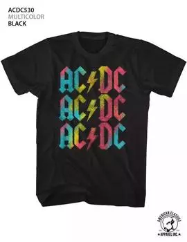 Футболка разноцветная Ac/Dc S