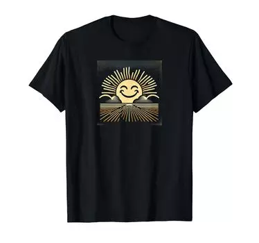 Футболка с дизайном Sunbeam Smark Bright Day чёрный