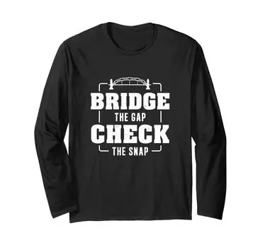 Футболка с длинным рукавом Bridge the Gap Check the Snap a Bridge Inspector Specialist чёрный