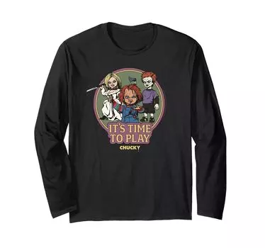 Футболка с длинным рукавом «Chucky Time to Play Family» чёрный