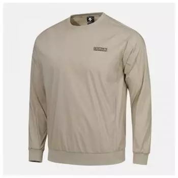 Футболка с длинным рукавом Descent M Uqc Sp123twh11 Beg Standard Woven Sweatshirt Beg Beige series 100