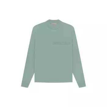 Футболка с длинными рукавами Fear of God Essentials, топы унисекс, зеленый 125BT222011F XS