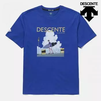 Футболка с коротким рукавом Descent Kim Jong Yoon, совместная работа художников Yangyang Surfing Sp223ets63blu0 100/size