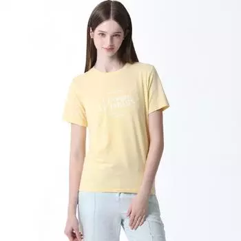 Футболка с коротким рукавом и надписью She S Miss. Цена 78 000 вон Light yellow (LY)/55