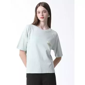 Футболка с коротким рукавом и принтом «Shs Miss» Цена 118 000 вон Mint (MI)/55