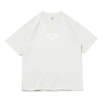 Футболка с коротким рукавом из плотной ткани Greige L SS HWC TEE NE CAP GRG [New Era]