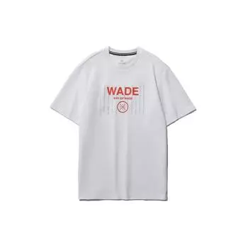 Футболка с коротким рукавом Li Ning Way Of Wade Printed, мужская, белая, AHSR175-3 XXXL