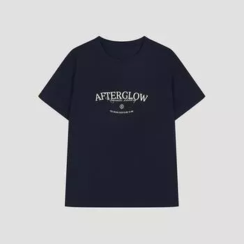 Футболка с коротким рукавом She S Miss CoTTon с надписью SSjTSo22010 Dn DARK NAVY/66