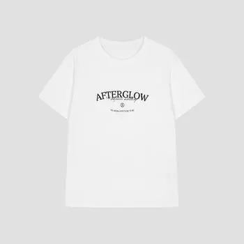 Футболка с коротким рукавом She S Miss CoTTon с надписью SSjTSo22010 Ow off-white/55