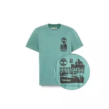 Футболка с коротким рукавом Timberland Men S Adventure Graphic Green Tb0a2qj3cl61 Q0ea5011116666 S