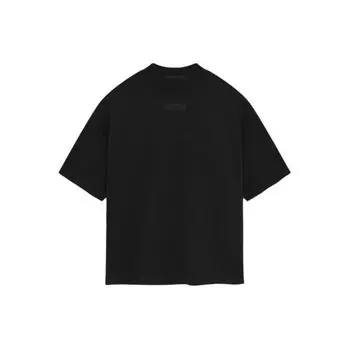 Футболка с круглым вырезом Fear of God Essentials II Черные мужские топы 125SP244194F M